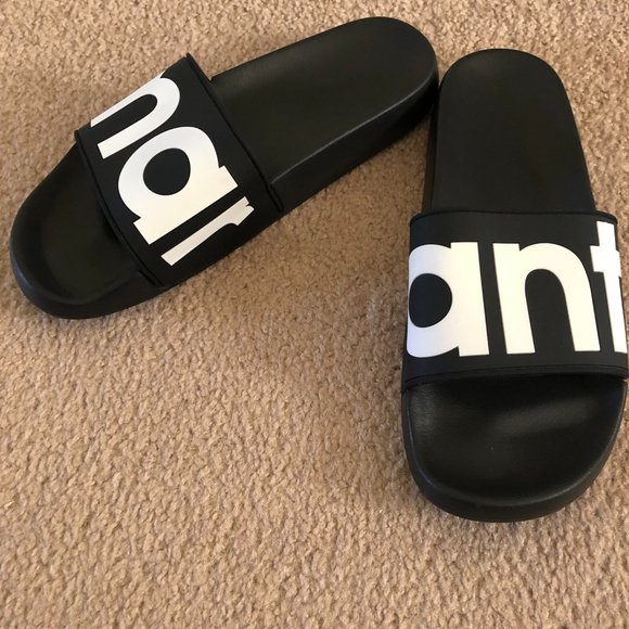 Isabel Marant Black Howee Rubber Pool Slides New - Picture 2 of 6